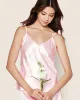Women's Silk Cami Short Set in Pink sold by Petite Plume