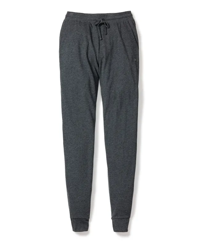Women's Pima Lounge Pants in Dark Heather Grey sold by Petite Plume