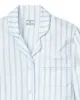 Women's Pima Nightshirt in Pink Stripe sold by Petite Plume