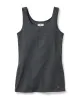 Women's Pima Tank Top in Navy sold by Petite Plume