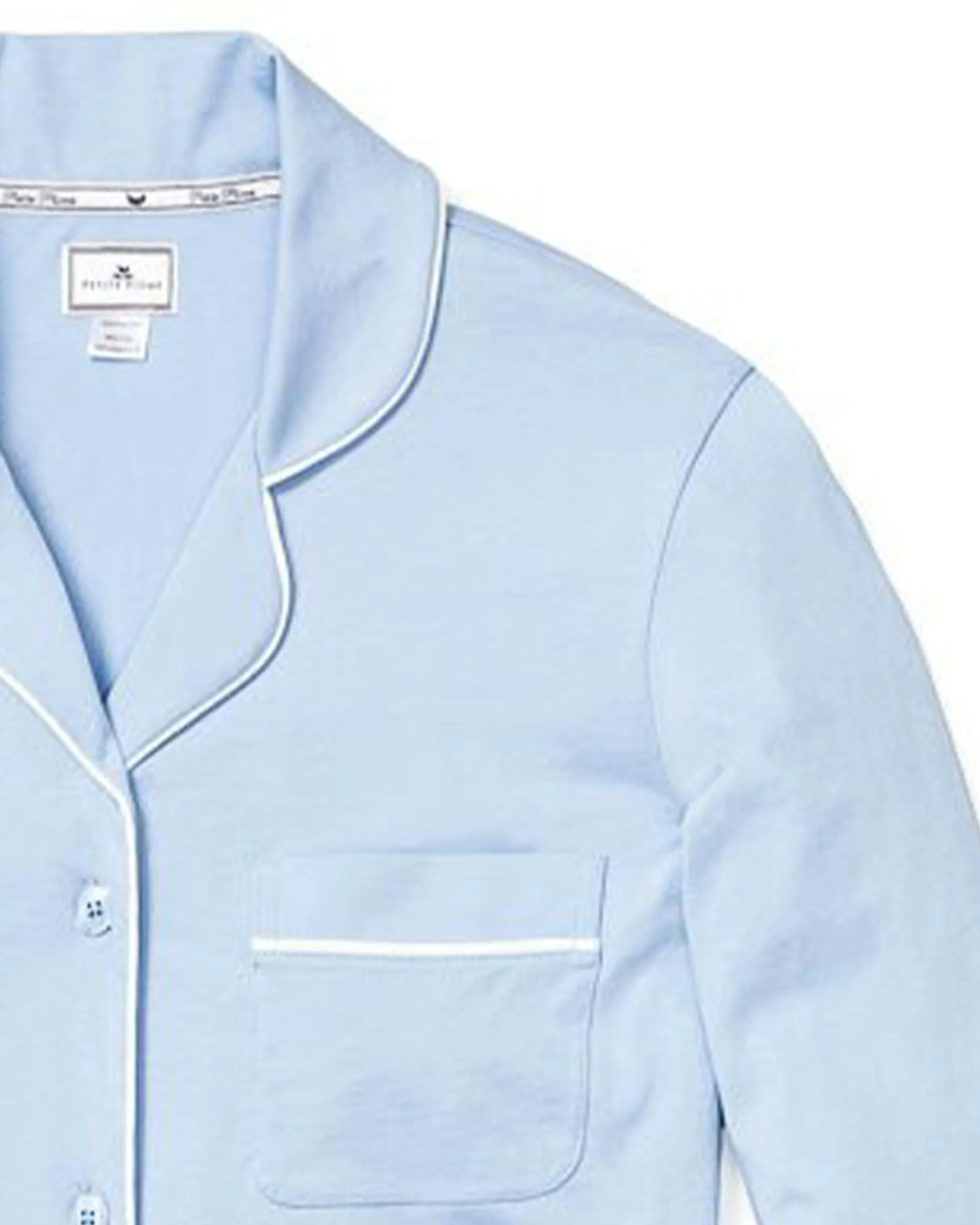 Women's Pima Nightshirt in Periwinkle sold by Petite Plume product image thumbnail 3