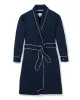 Women's Pima Robe in Navy sold by Petite Plume