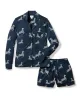 Women's Pima Long Sleeve Short Set in Panthère de Paris sold by Petite Plume