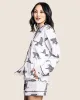 Women's Pima Long Sleeve Short Set in Panthère de Paris sold by Petite Plume