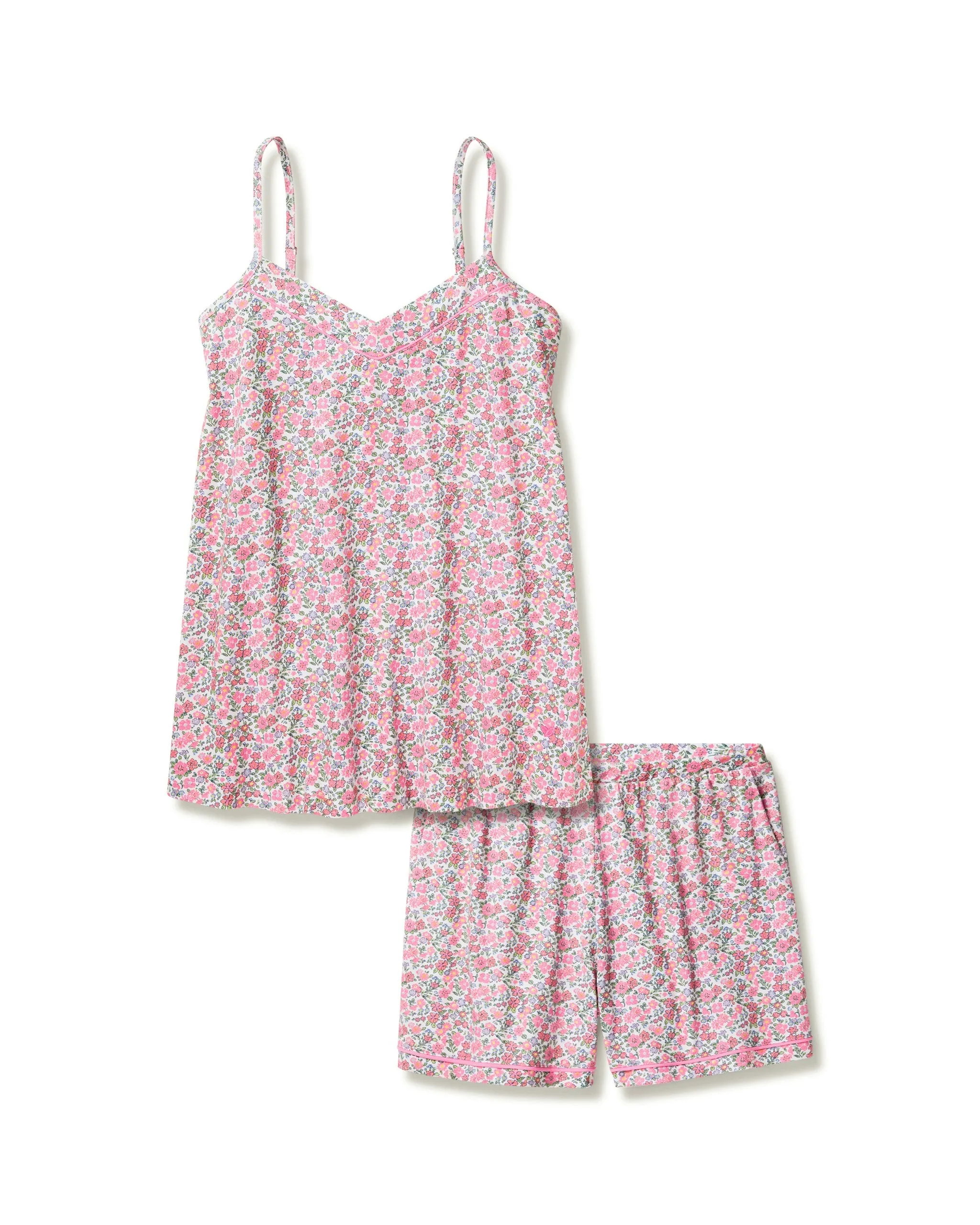 Women's Pima Sylvie Short Set in Fleurs de Rose sold by Petite Plume