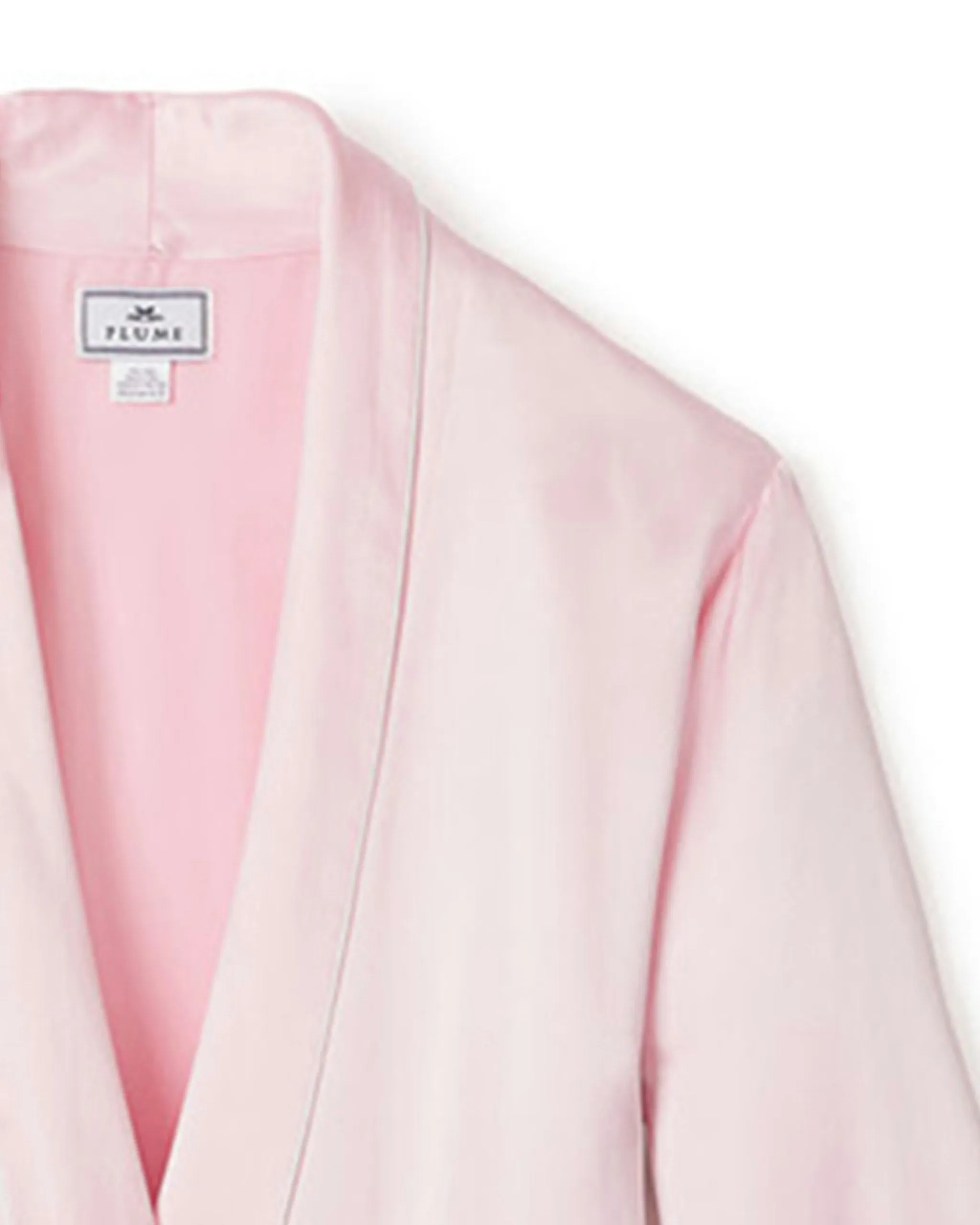 Women's Silk Long Robe in Pink sold by Petite Plume product image thumbnail 5