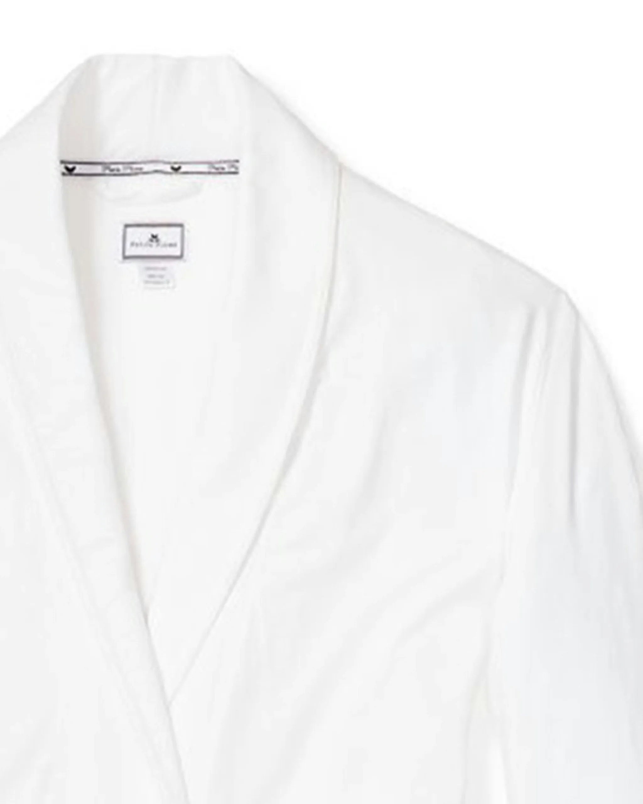 Women's Pima Robe in White sold by Petite Plume product image thumbnail 3