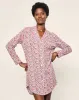 Women's Luxe Pima Fleurs des Bois Nightshirt sold by Petite Plume