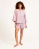 The Olivia Pima Short Set in Fleurs de Rose sold by Petite Plume