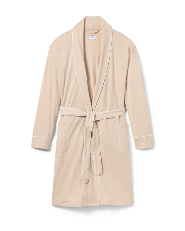 Women's Pima Robe in Camel sold by Petite Plume
