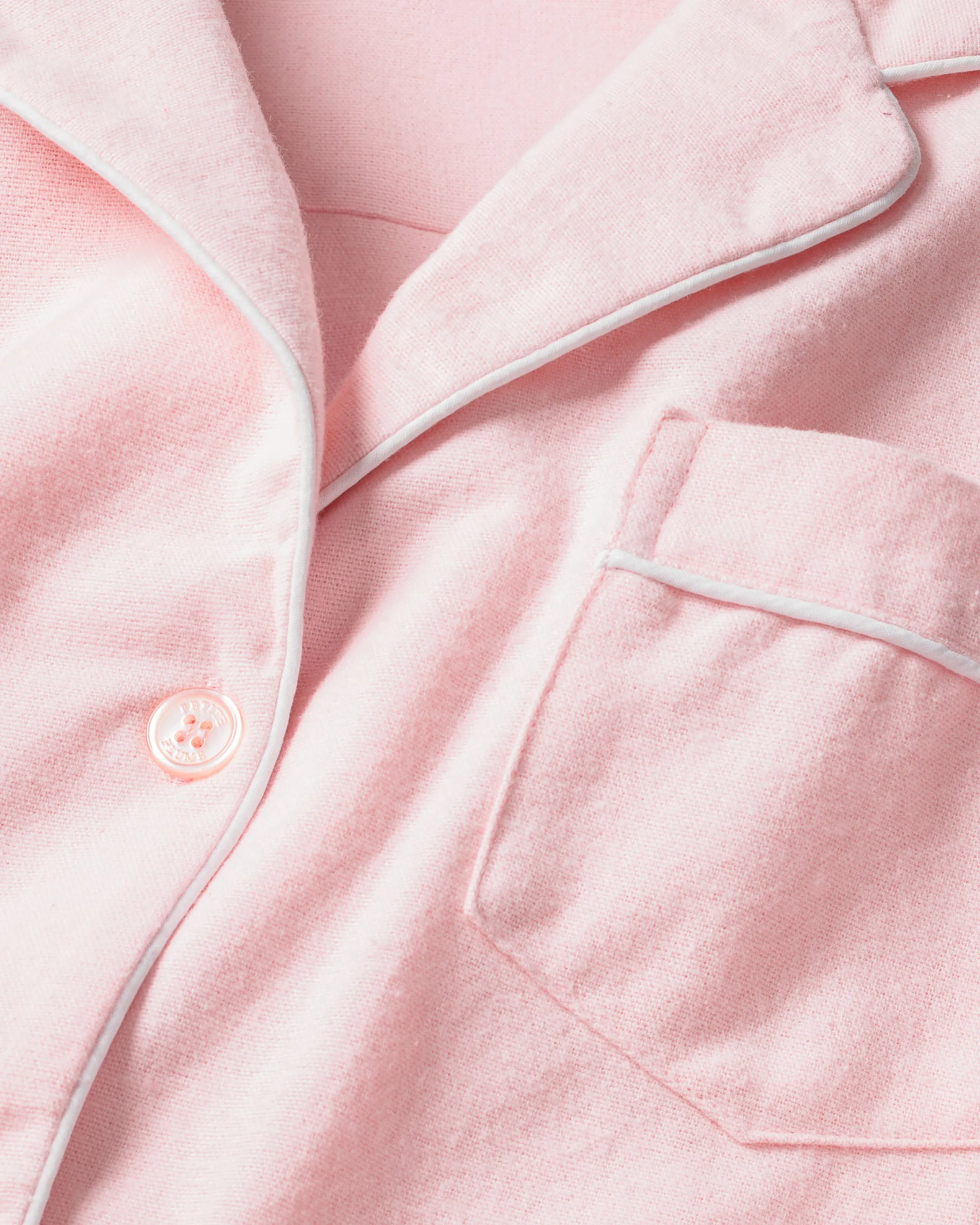 Women's Flannel Pajama Set in Pink sold by Petite Plume product image thumbnail 5