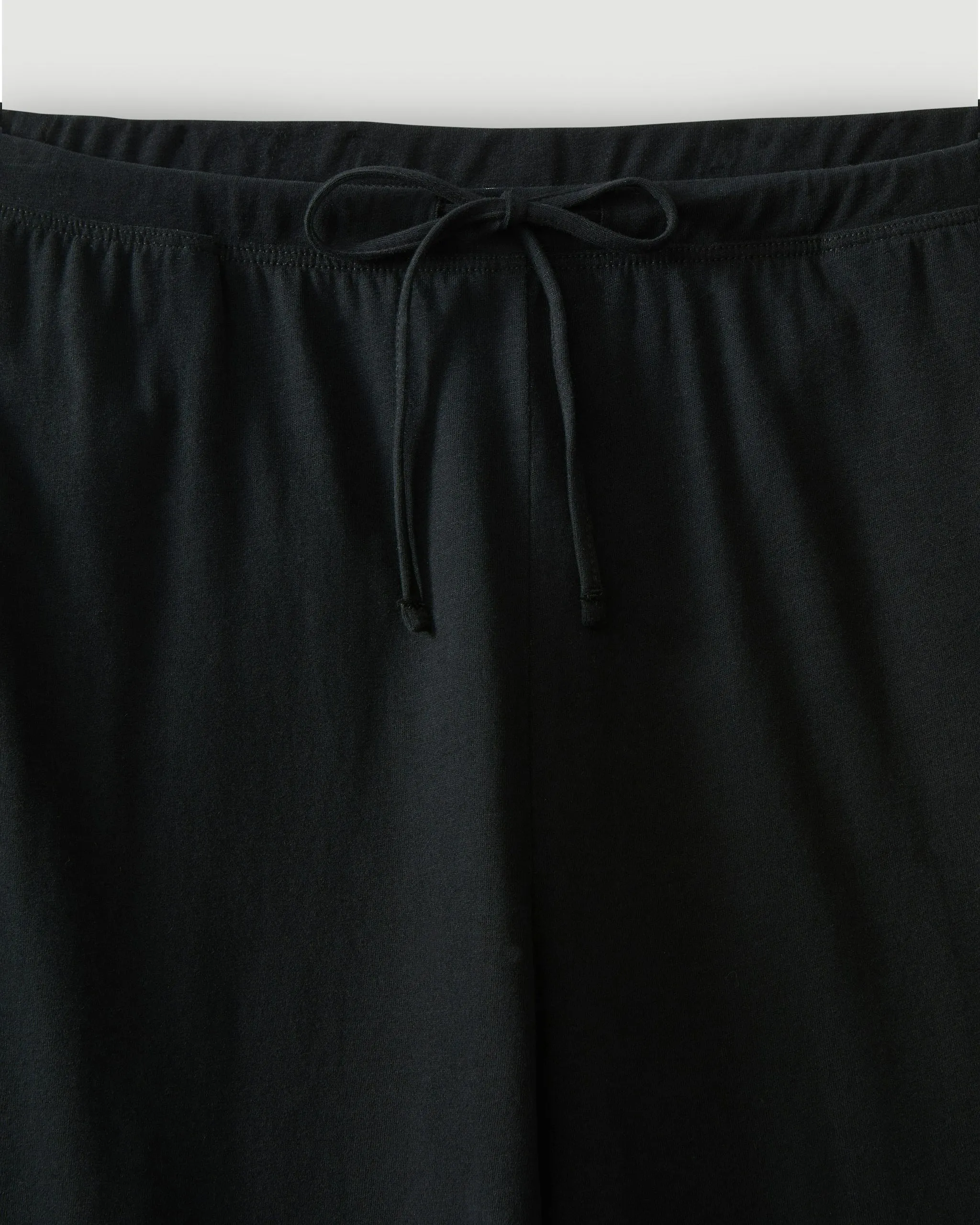 Women's Pima Wide-Leg Lounge Pant in Black sold by Petite Plume product image thumbnail 5