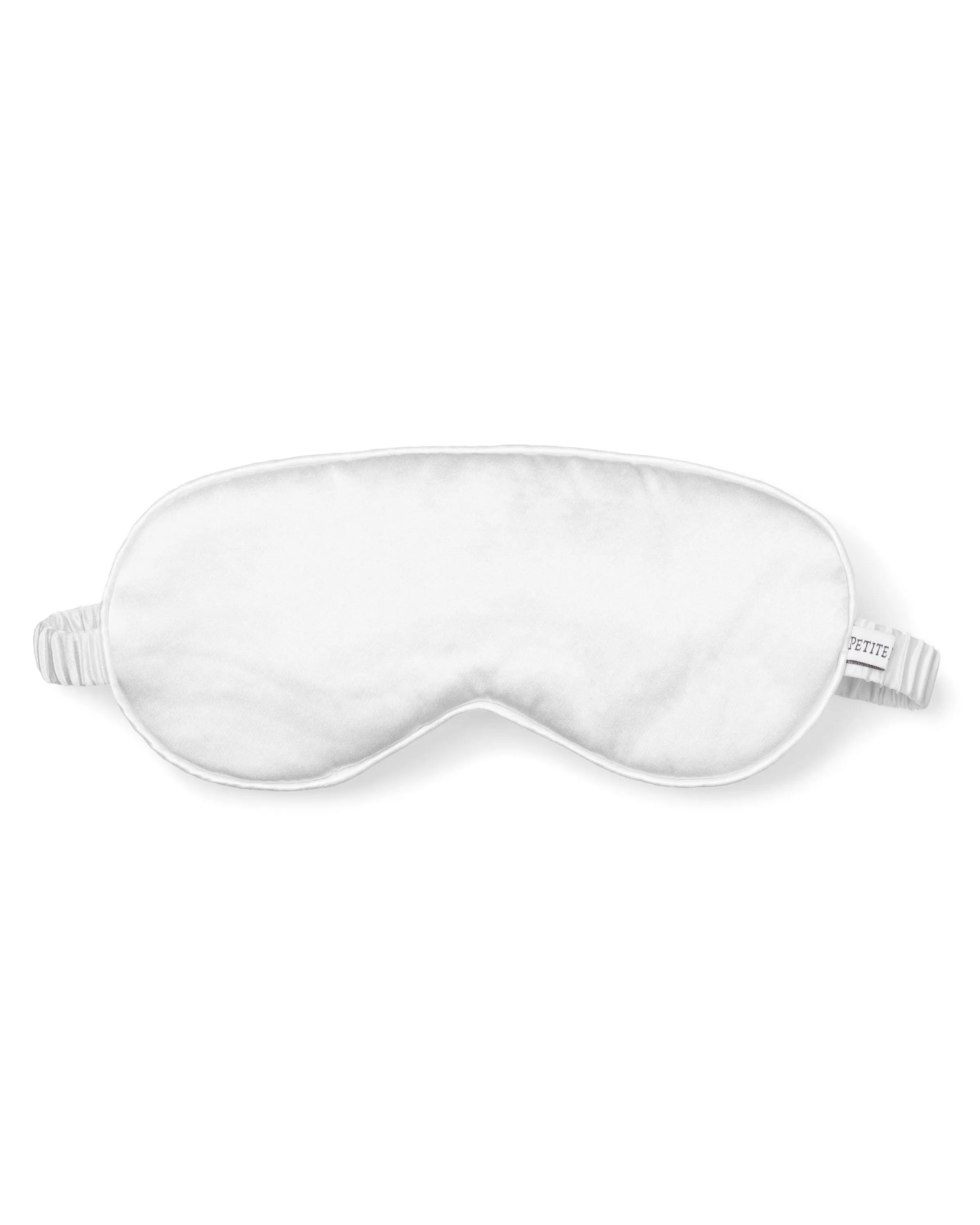 Women's Silk Sleep Mask in White sold by Petite Plume