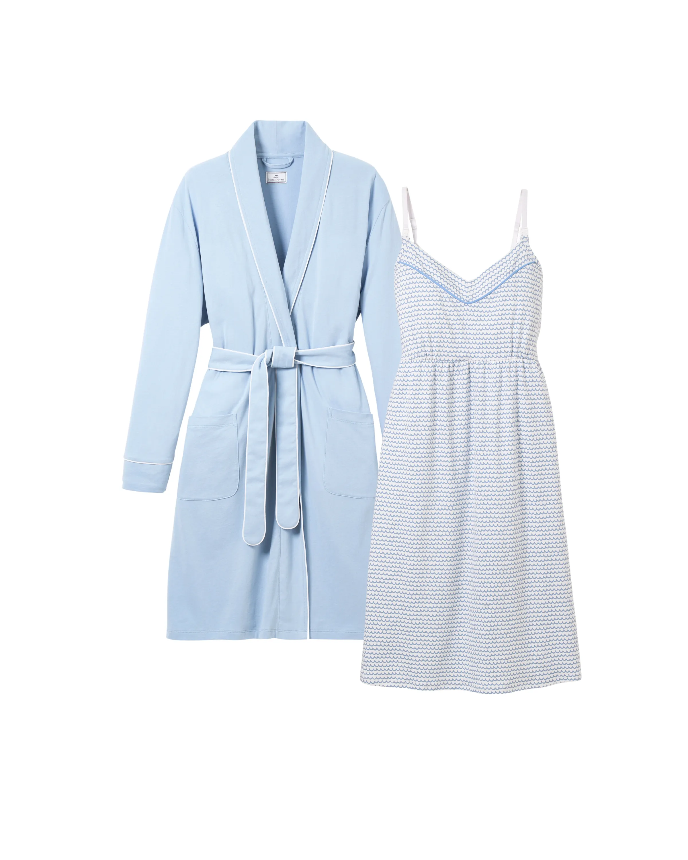 The Essential Maternity Set - Periwinkle & La Mer sold by Petite Plume