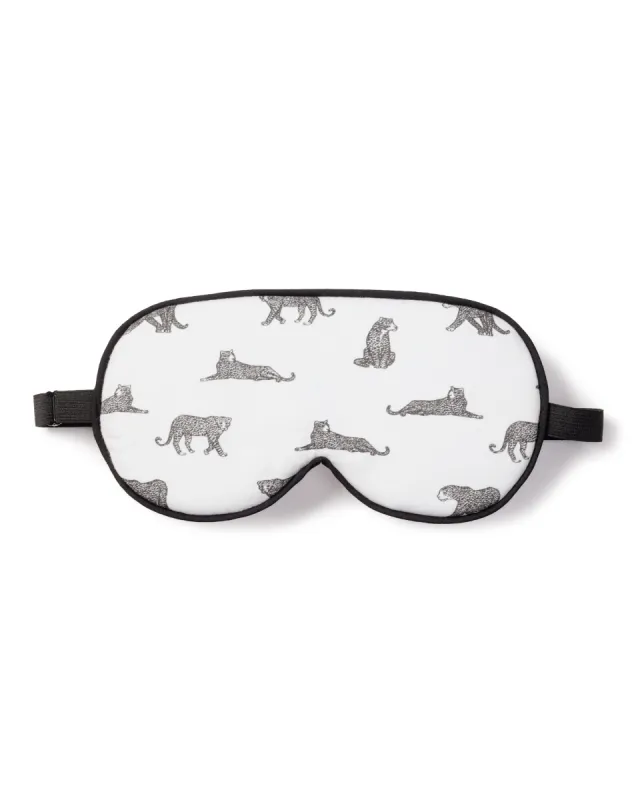 Women's Pima Sleep Mask in Panthère de Paris sold by Petite Plume