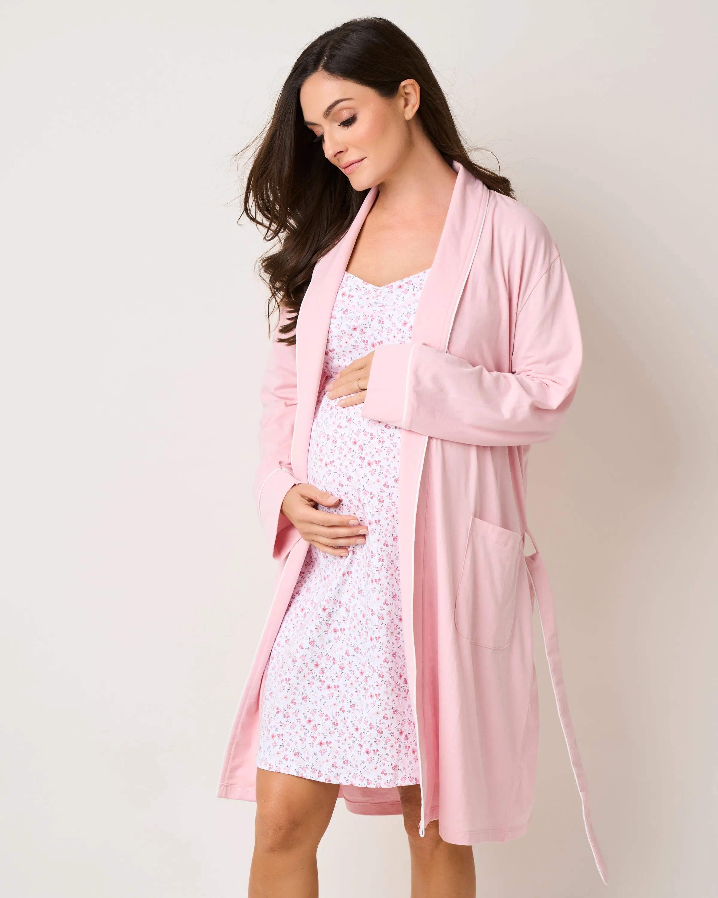 The Essential Maternity Set - Pink & Dorset Floral sold by Petite Plume product image thumbnail 2
