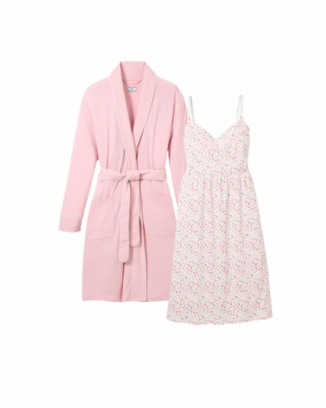 The Essential Maternity Set - Pink & Dorset Floral made by Petite Plume