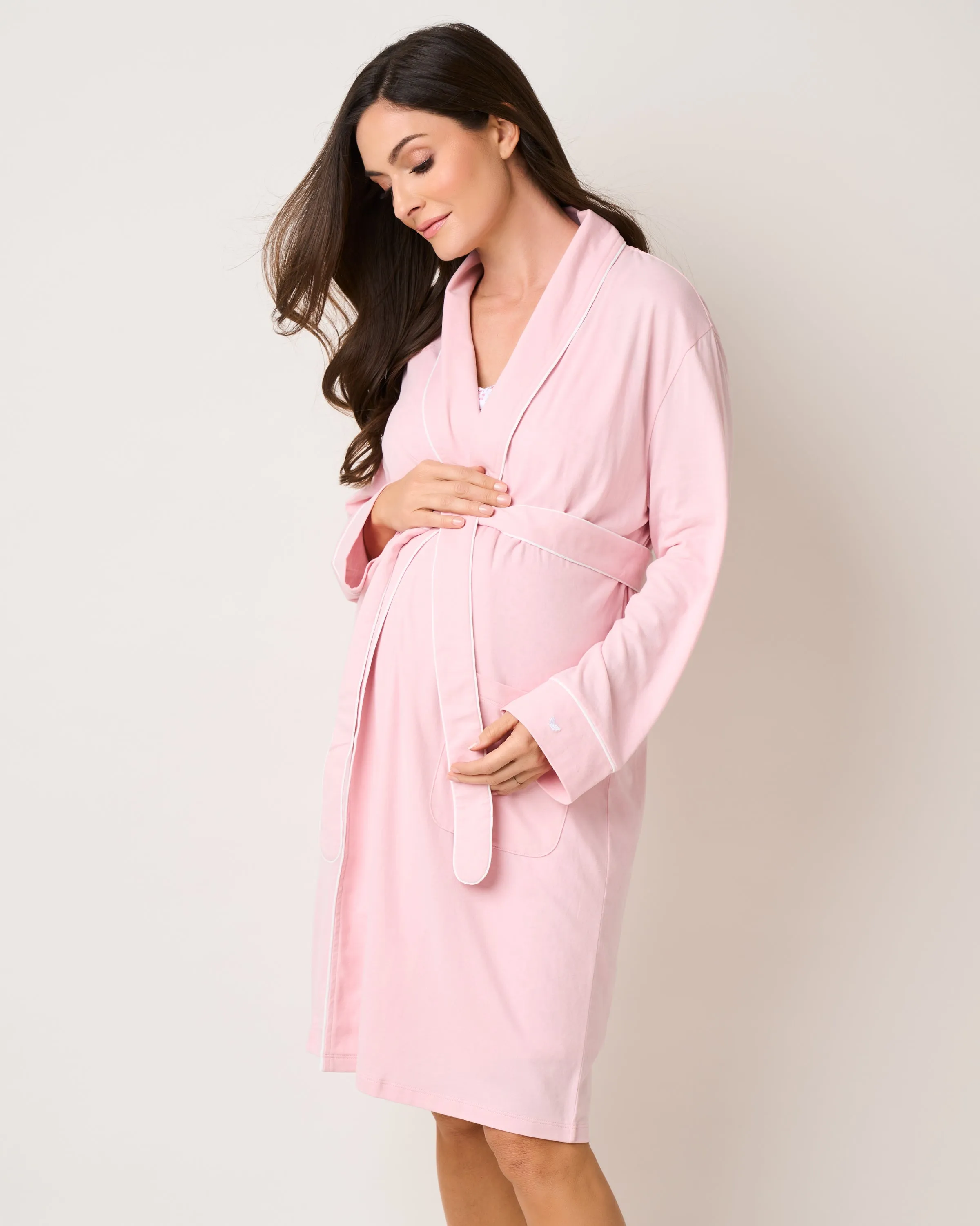 The Cozy Maternity Set in Pink sold by Petite Plume product image thumbnail 3