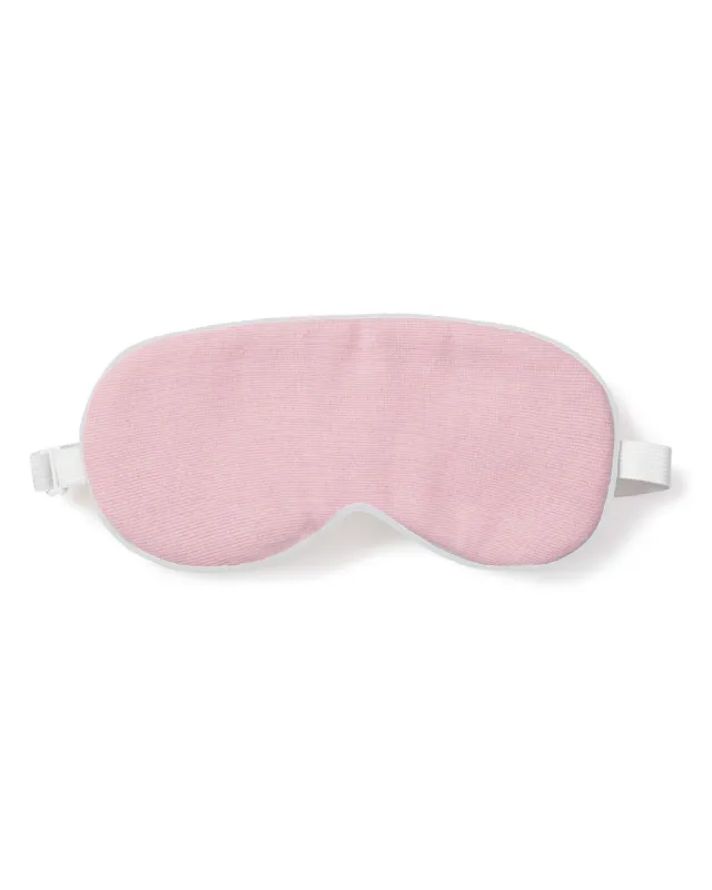 Women's Pink Flannel Traditional Sleep Mask sold by Petite Plume
