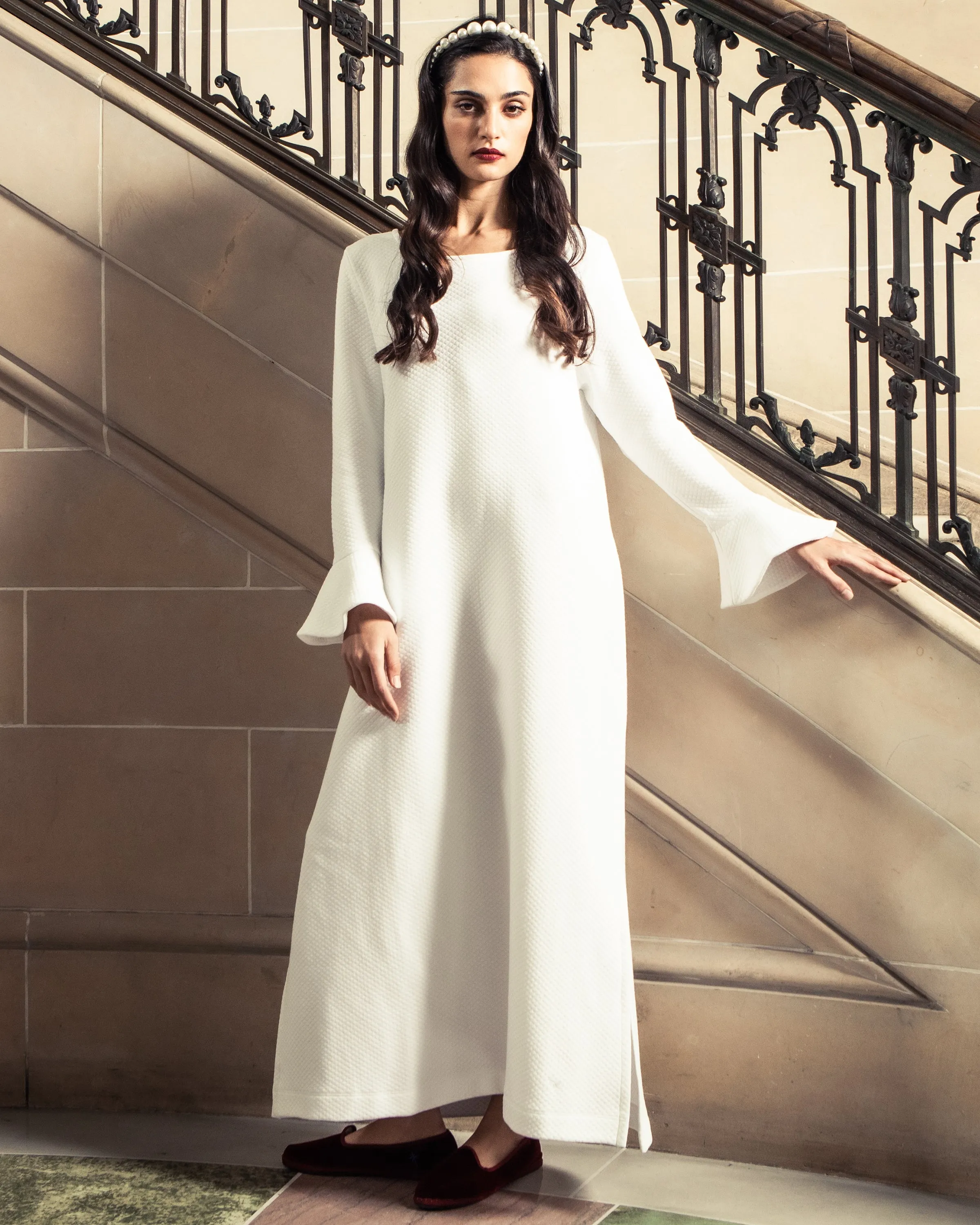 Women's Hamptons Loafer in Bordeaux Velvet sold by Petite Plume product image thumbnail 2