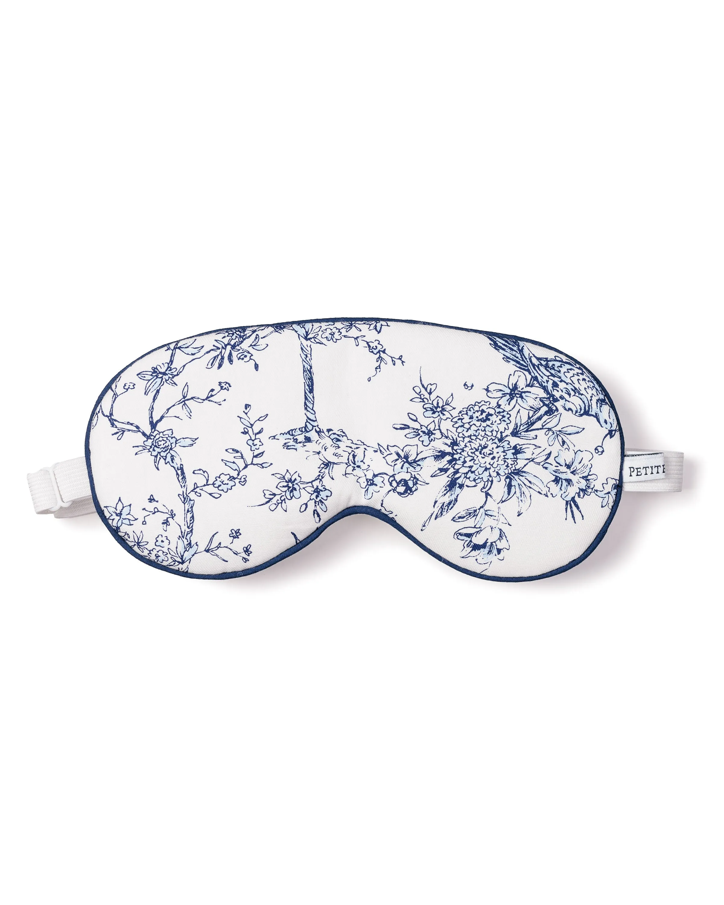 Adult's Twill Sleep Mask in Timeless Toile sold by Petite Plume