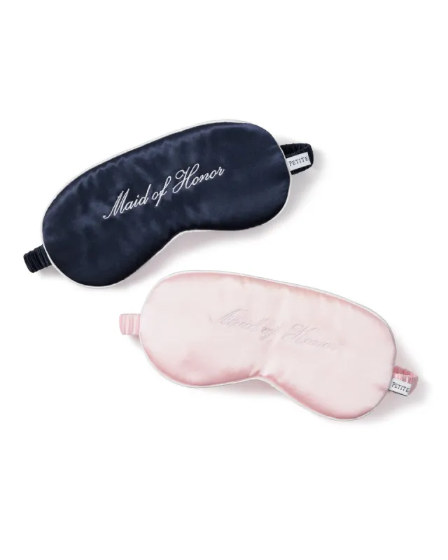 Women's Silk 'Maid of Honor' Sleep Mask sold by Petite Plume