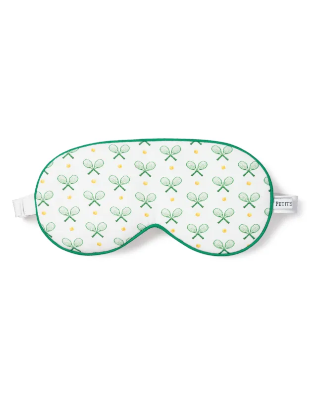 Adult's Sleep Mask in Match Point made by Petite Plume