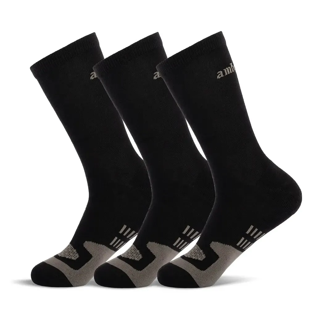 3 Pack of Socks (Black) sold by Amberjack