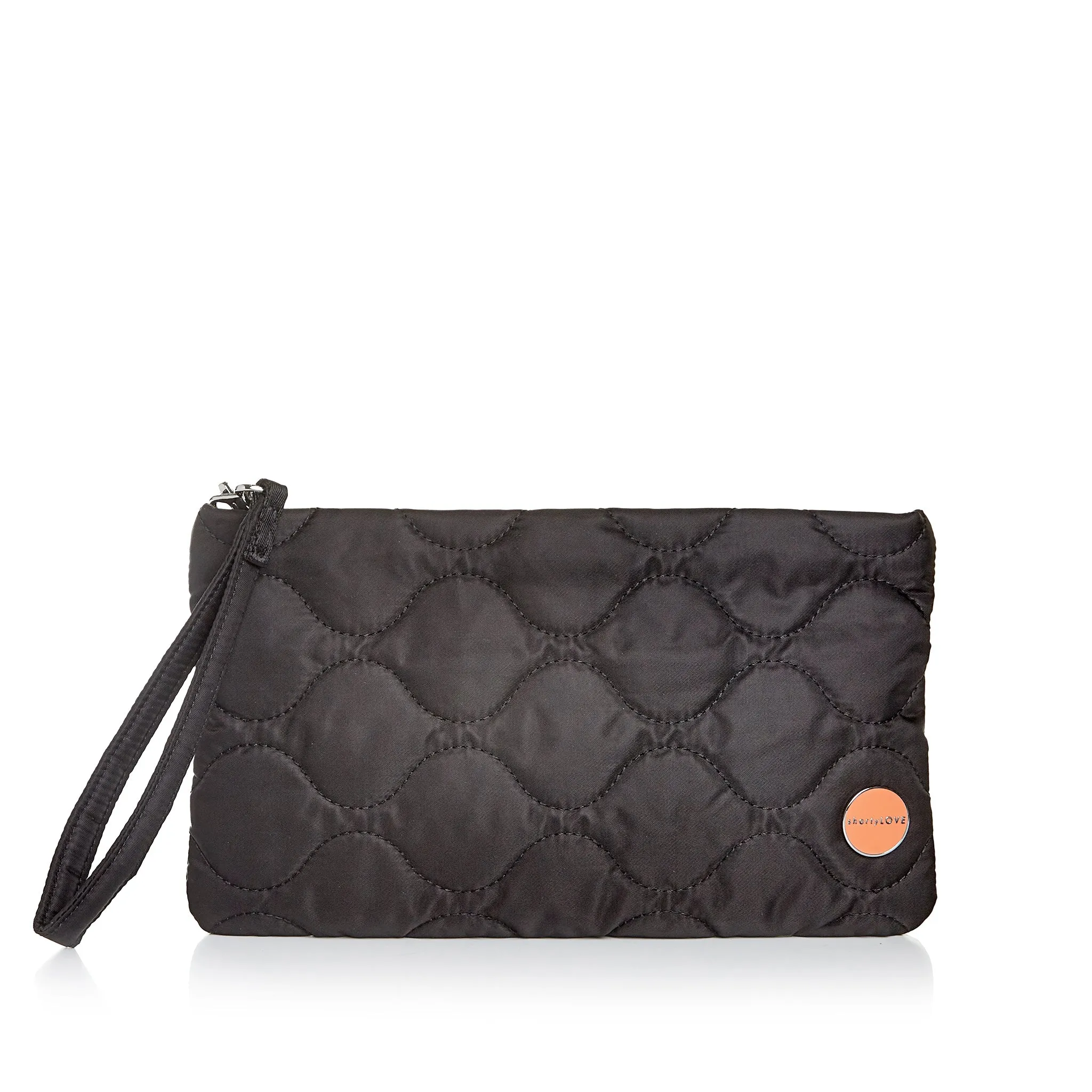 cleo - quilted wristlet clutch sold by shortyLOVE