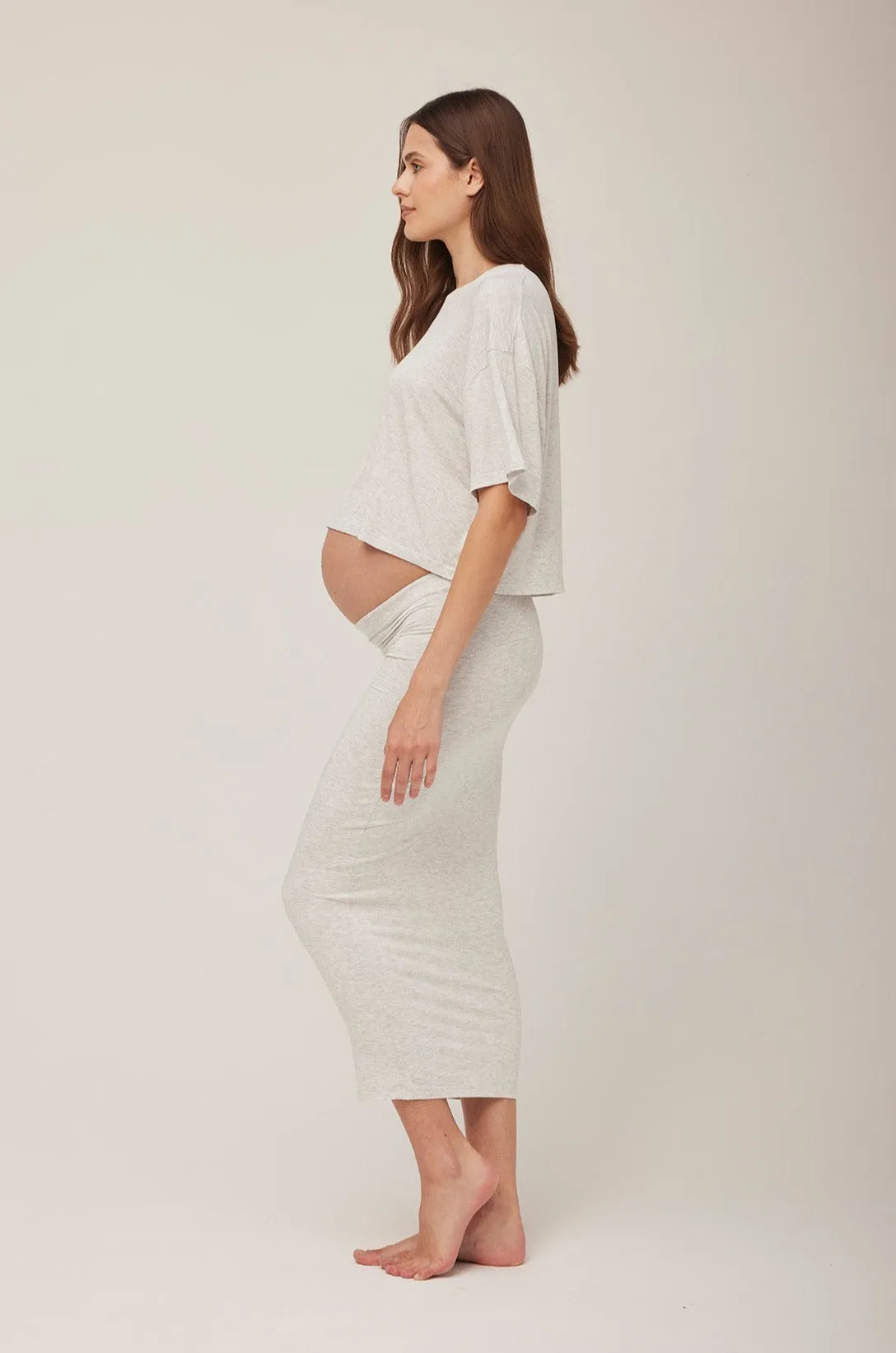 The Midi Maternity Skirt sold by Trunfio product image thumbnail 2