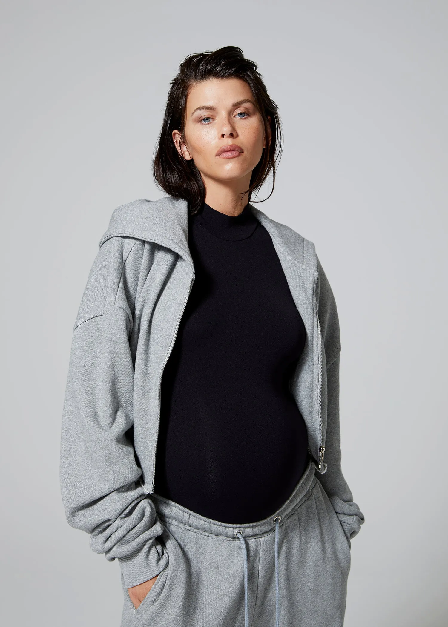 Classic Terry Cropped Hoodie sold by Trunfio
