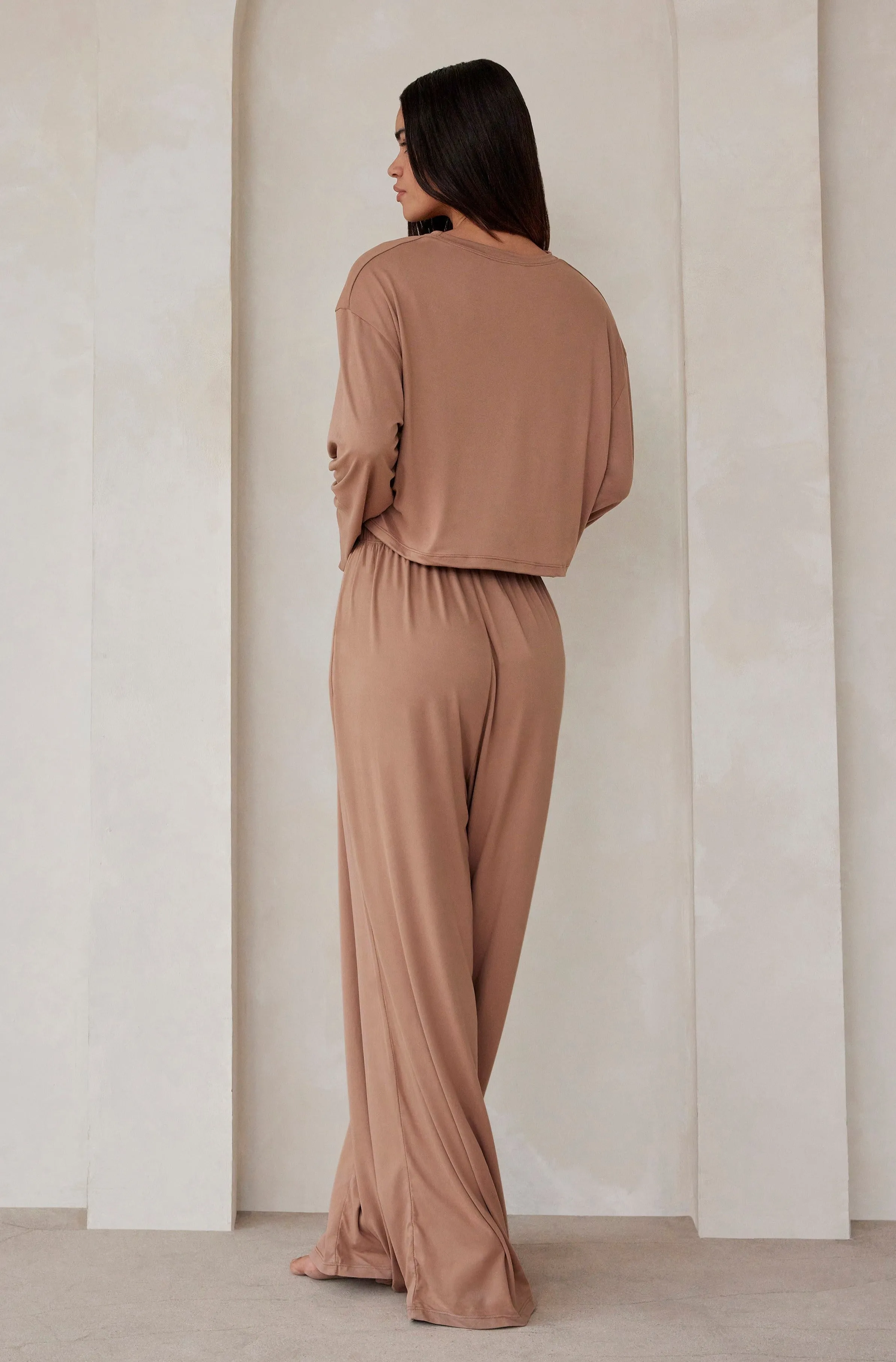 The Cloud Long Sleeve Crop Tee sold by Trunfio product image thumbnail 4