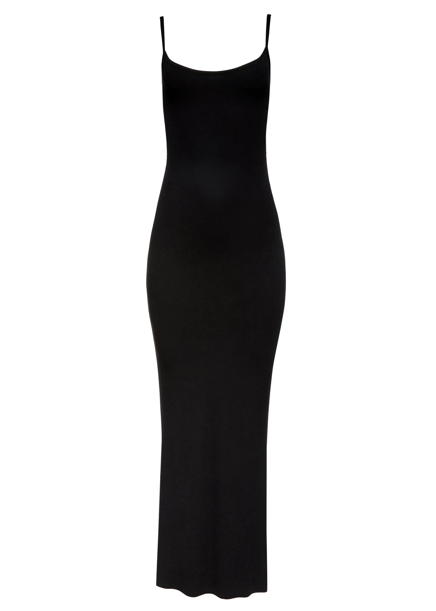 Soft Rib Straight Neck Maxi Dress sold by Trunfio product image thumbnail 5