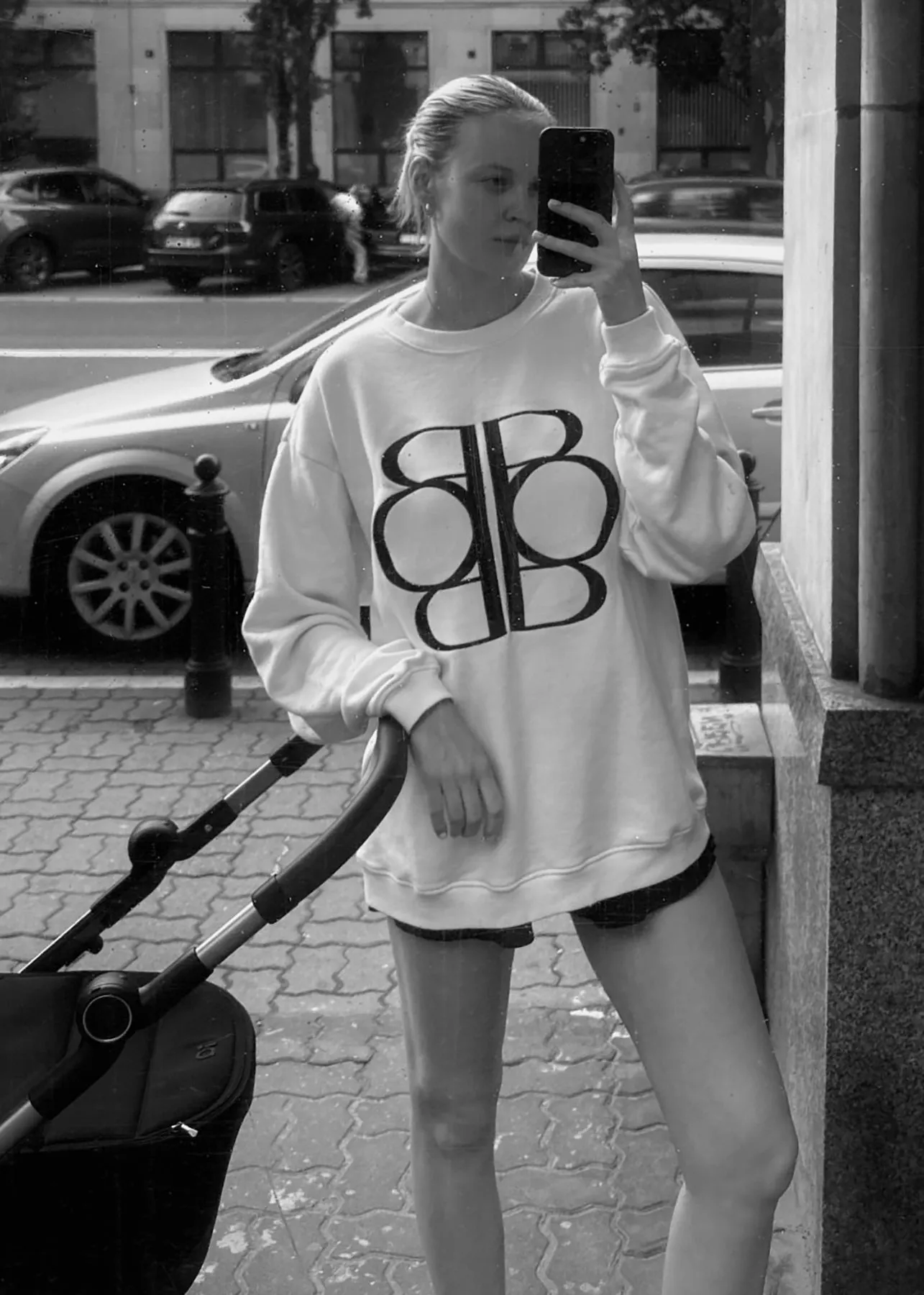 Terry Crewneck Logo Sweatshirt sold by Trunfio product image thumbnail 3