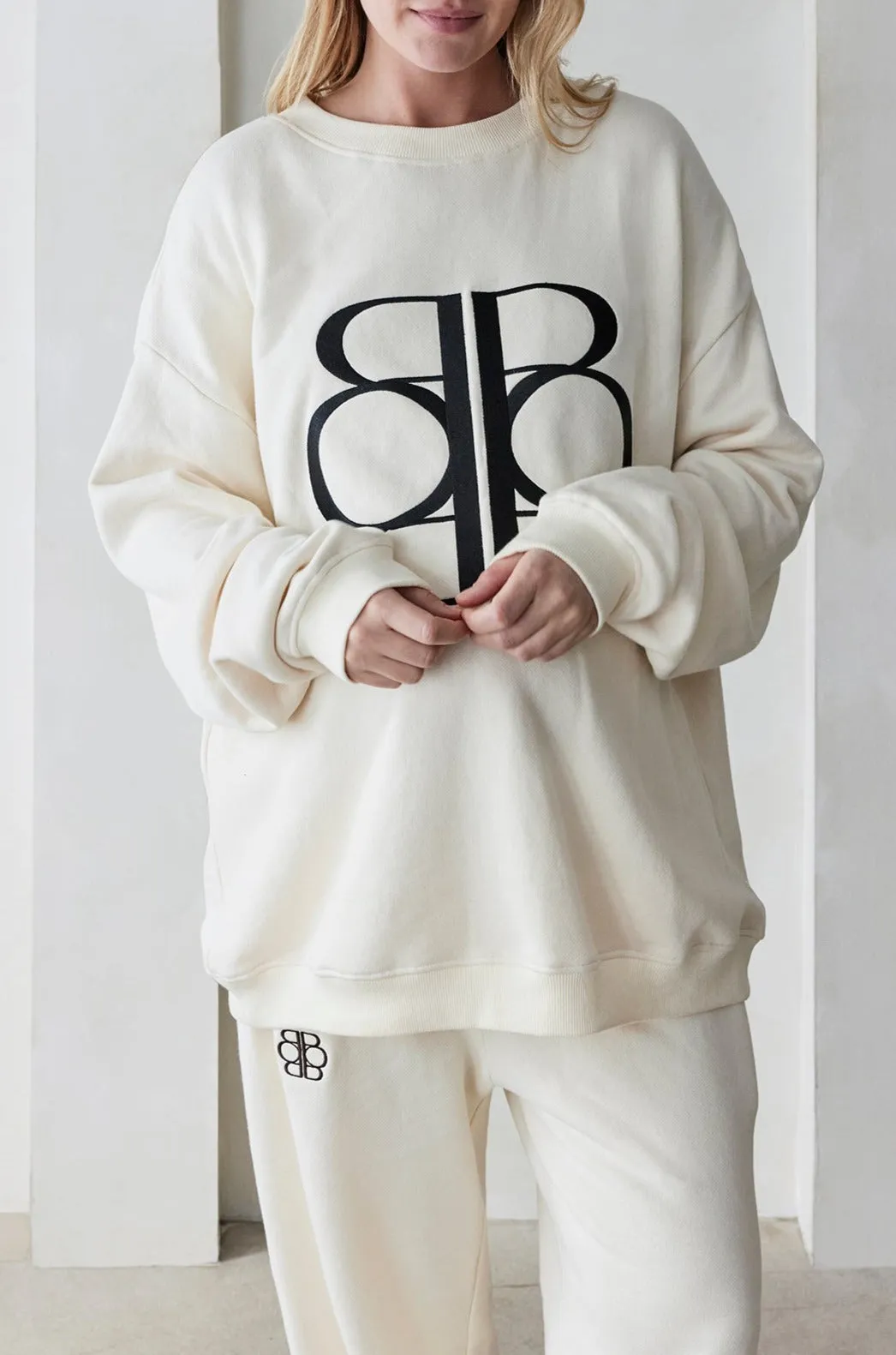 Terry Crewneck Logo Sweatshirt sold by Trunfio product image thumbnail 2