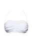 Ruched Linen Crop Top sold by Trunfio