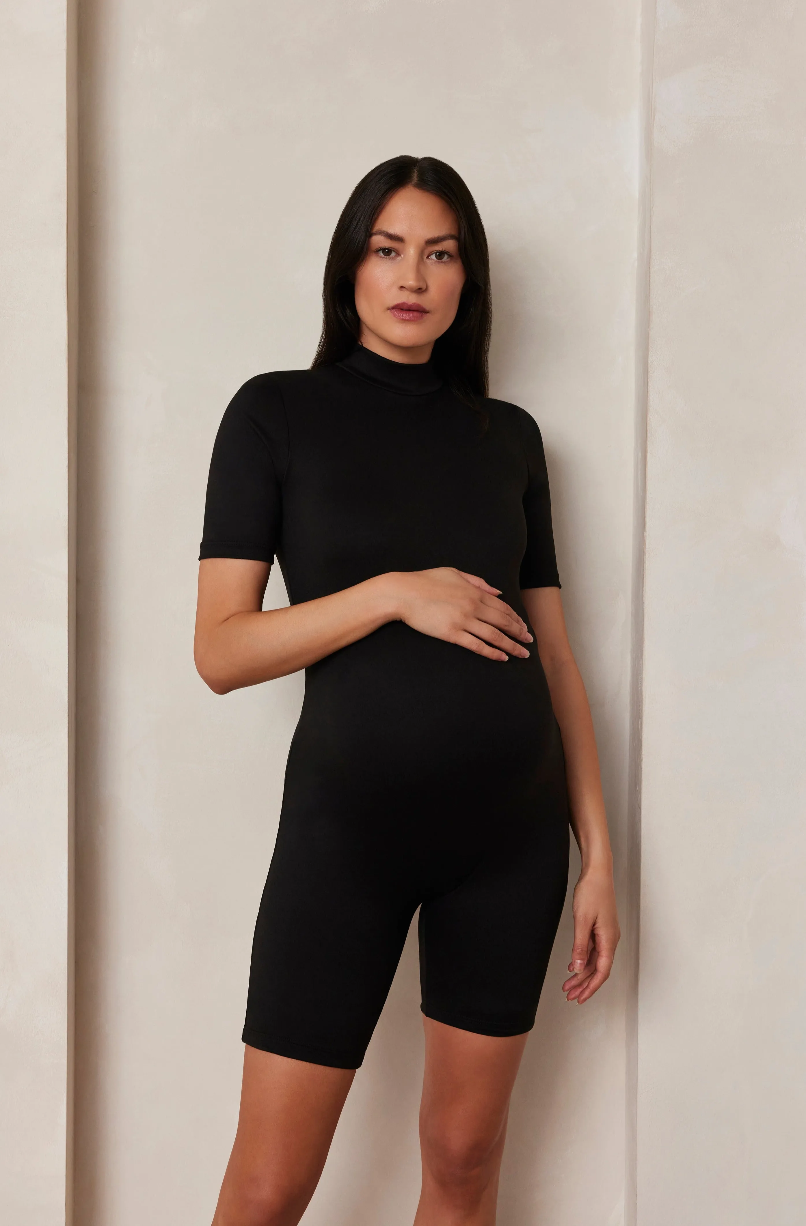 The Nikki Maternity Romper sold by Trunfio product image thumbnail 3