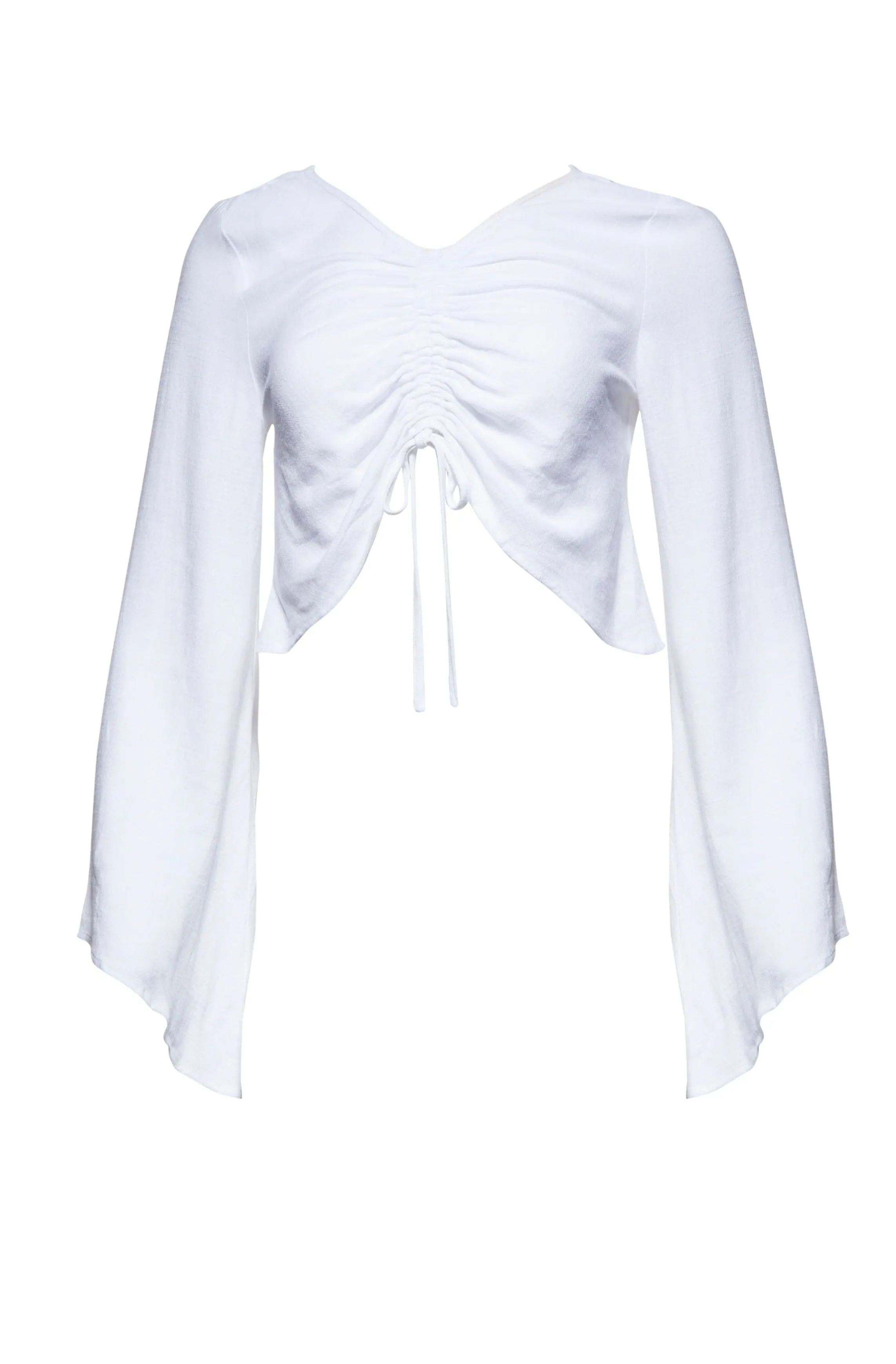 Drawstring Linen Top sold by Trunfio product image thumbnail 2