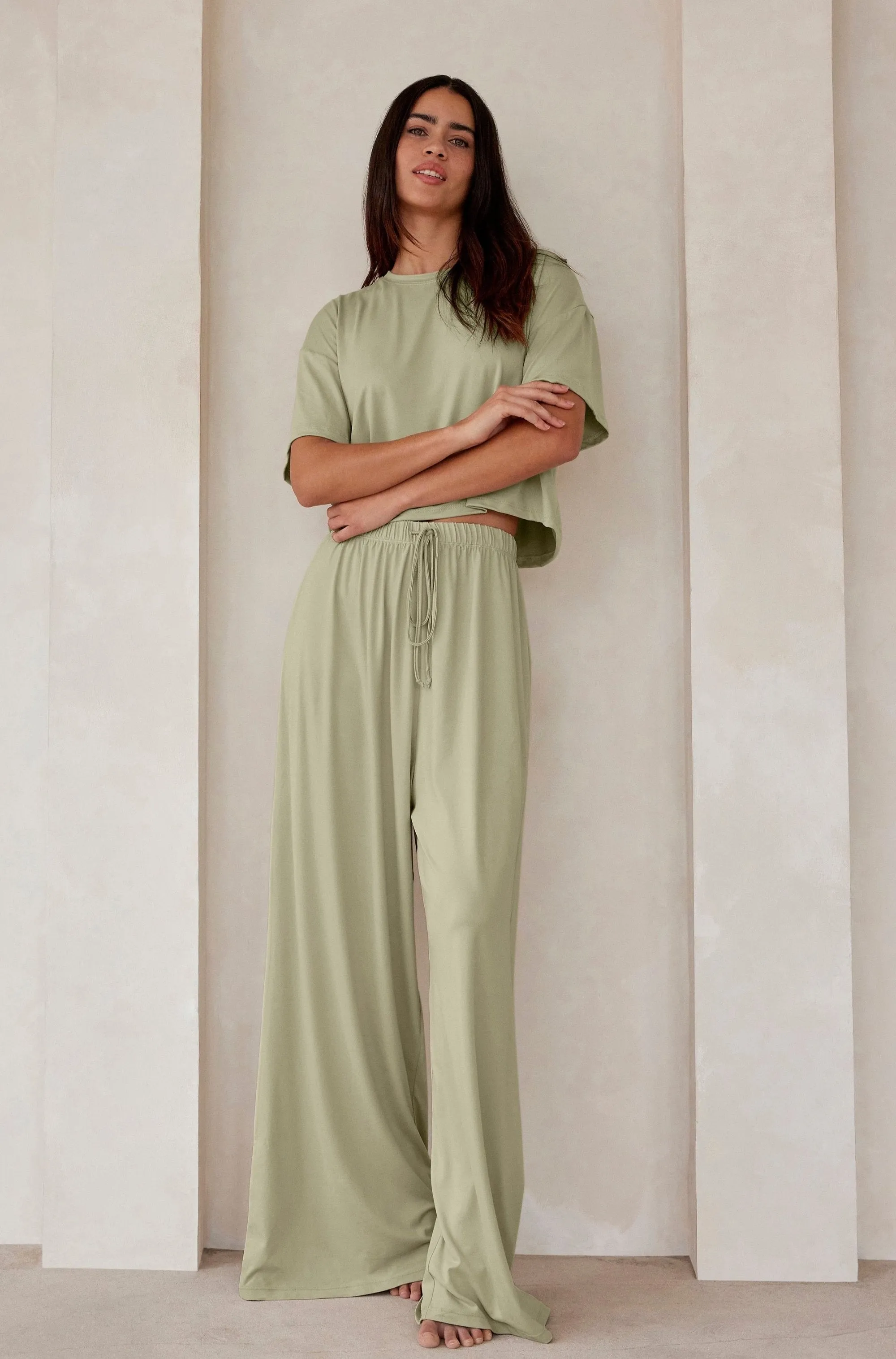 The Cloud Crop Tee sold by Trunfio product image thumbnail 3