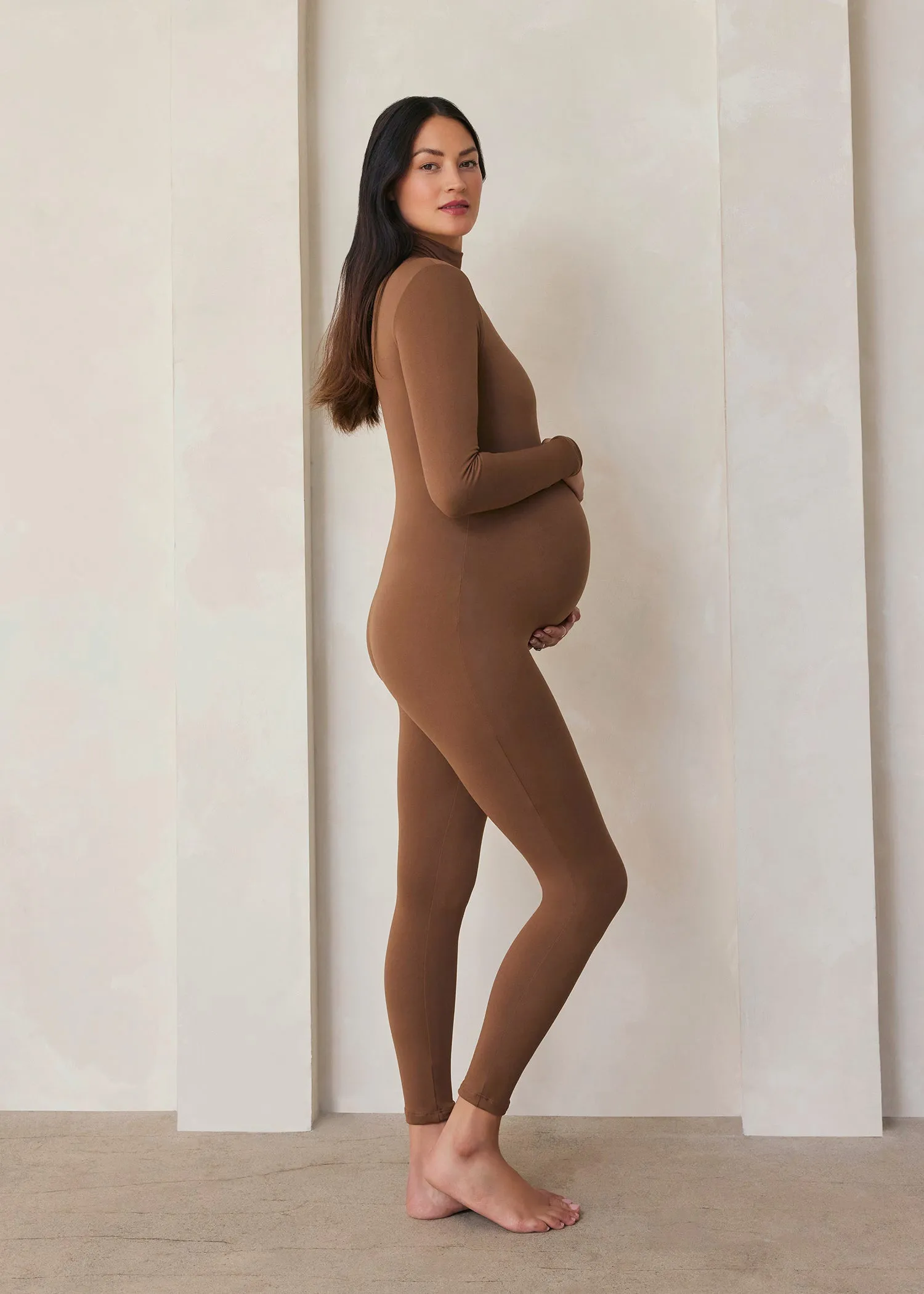 The Penelope Maternity Unitard sold by Trunfio