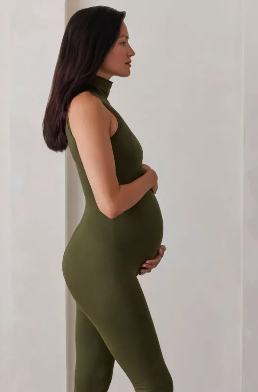 The Stevie Maternity Unitard sold by Trunfio