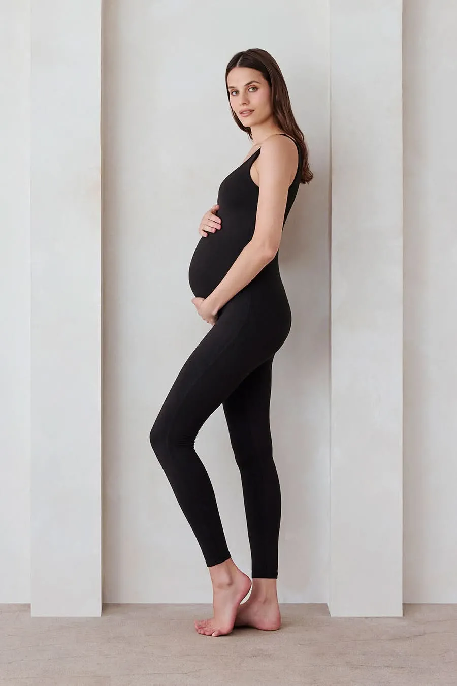 The Lucy Maternity Unitard - Black sold by Trunfio product image thumbnail 5