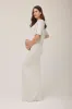 The 2-in-1 Cotton Maternity Maxi Skirt sold by Trunfio