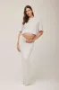 The 2-in-1 Cotton Maternity Maxi Skirt sold by Trunfio