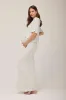 The 2-in-1 Cotton Maternity Maxi Skirt sold by Trunfio