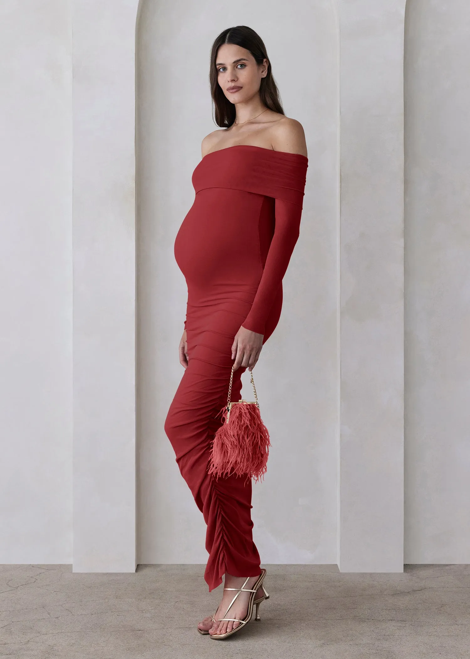 Off The Shoulder Soft Mesh Dress - JASMINE TOOKES X BUMPSUIT sold by Trunfio product image thumbnail 2