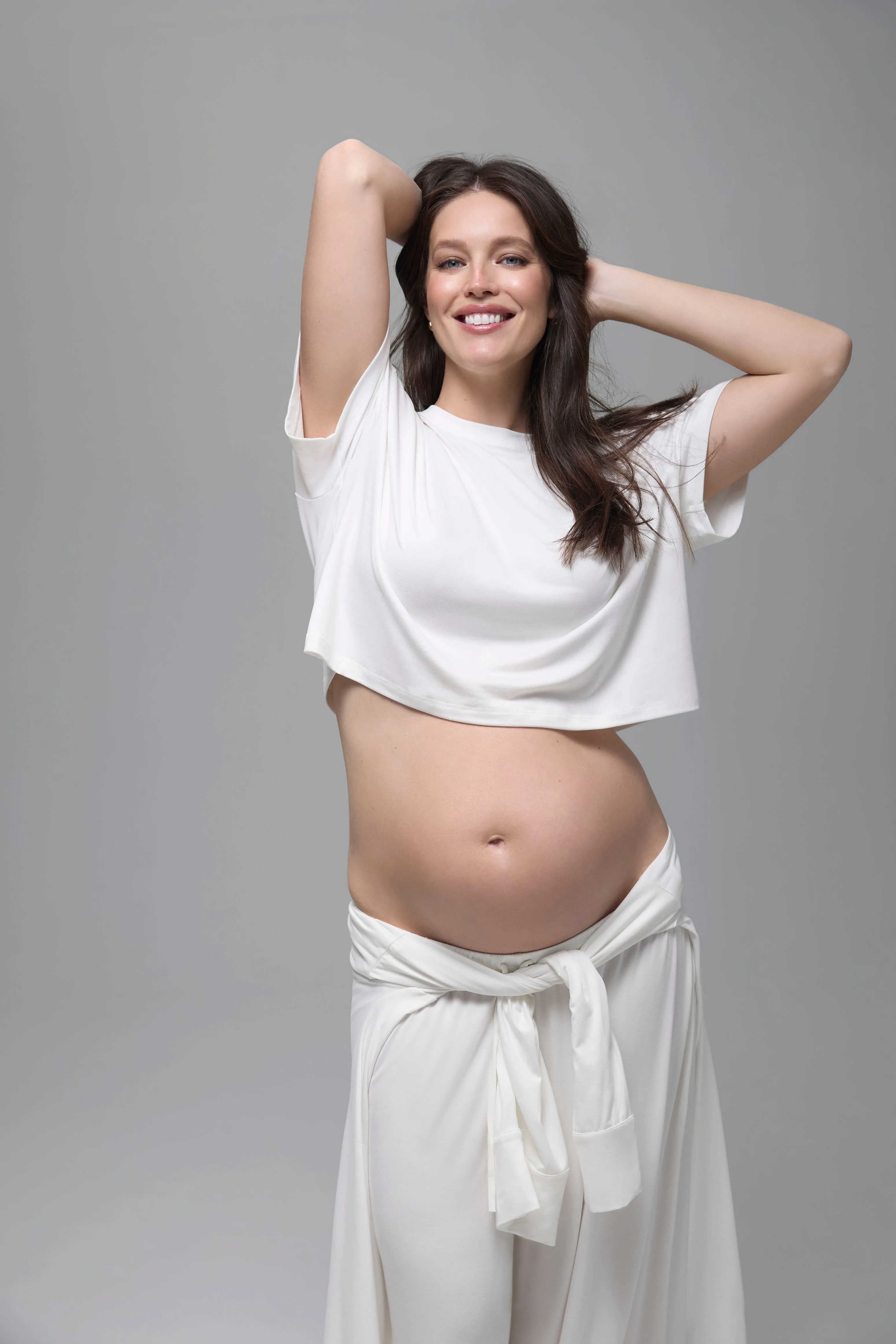 EMILY DIDONATO - The Cloud Crop Tee sold by Trunfio product image thumbnail 3