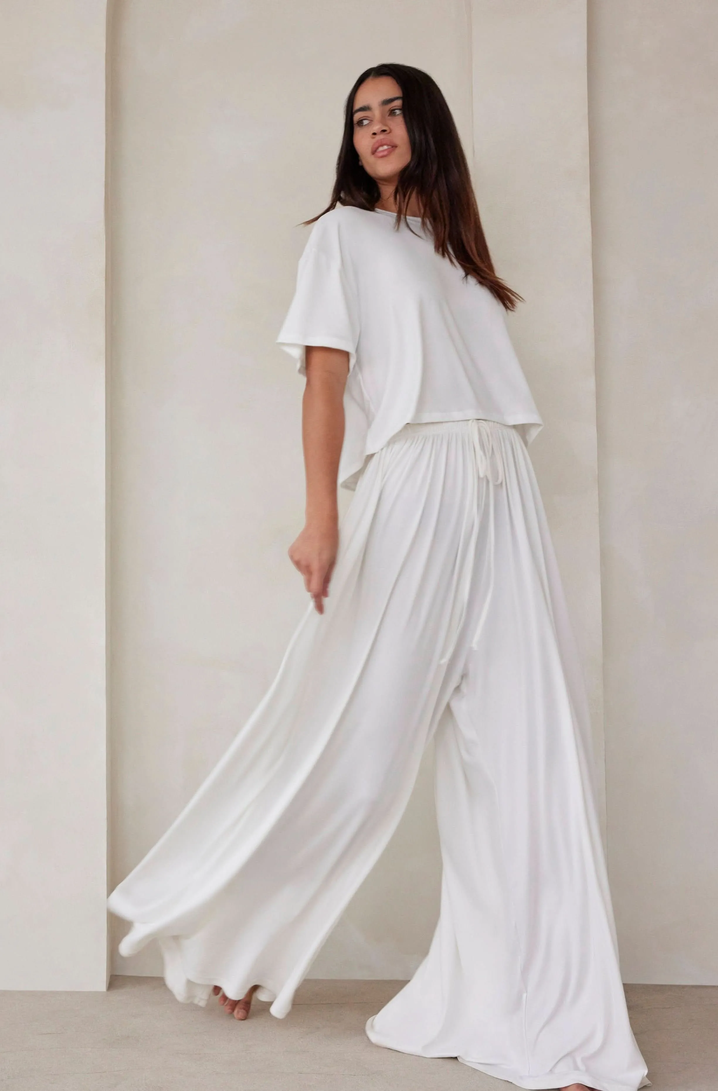 EMILY DIDONATO - The Cloud Crop Tee sold by Trunfio product image thumbnail 5