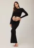 Soft Rib Maxi Skirt sold by Trunfio
