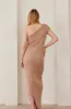 Cozy Knit One Shoulder Dress sold by Trunfio
